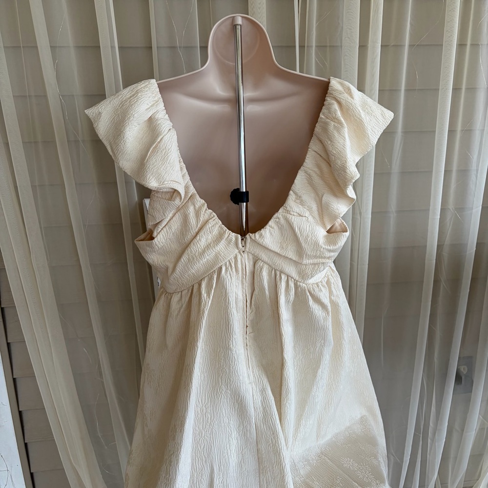 Trixxi Womens Short Sleeve Juniors Babydoll Dress. NWOT - Picture 3 of 13